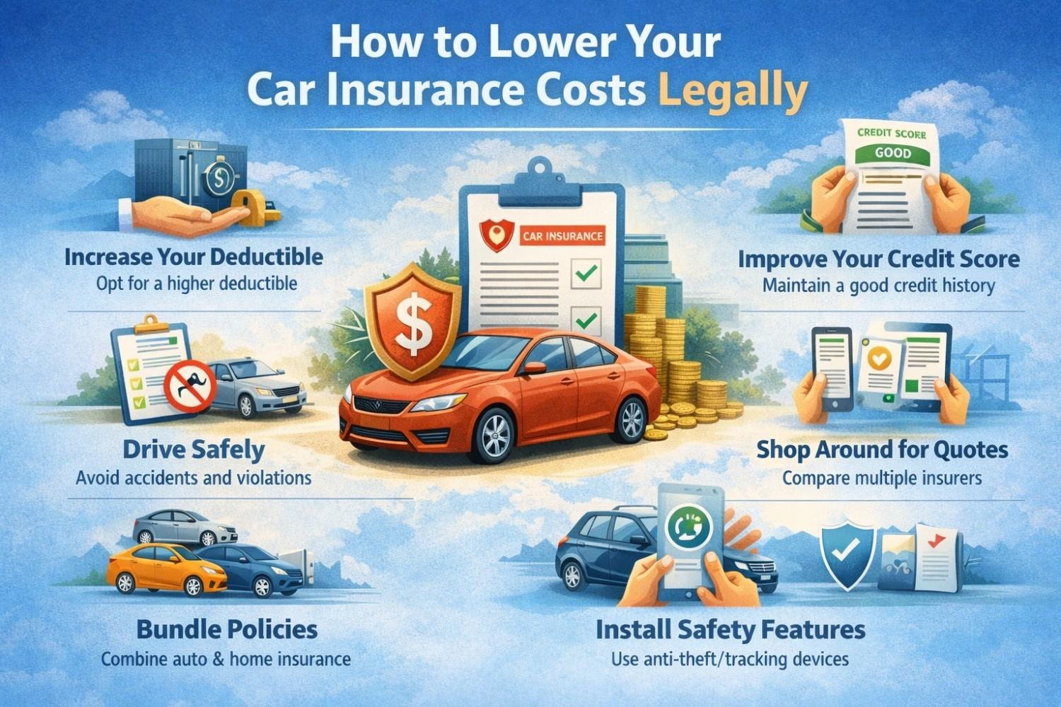 How to Lower Your Car Insurance Costs Legally (2026 Expert Guide)