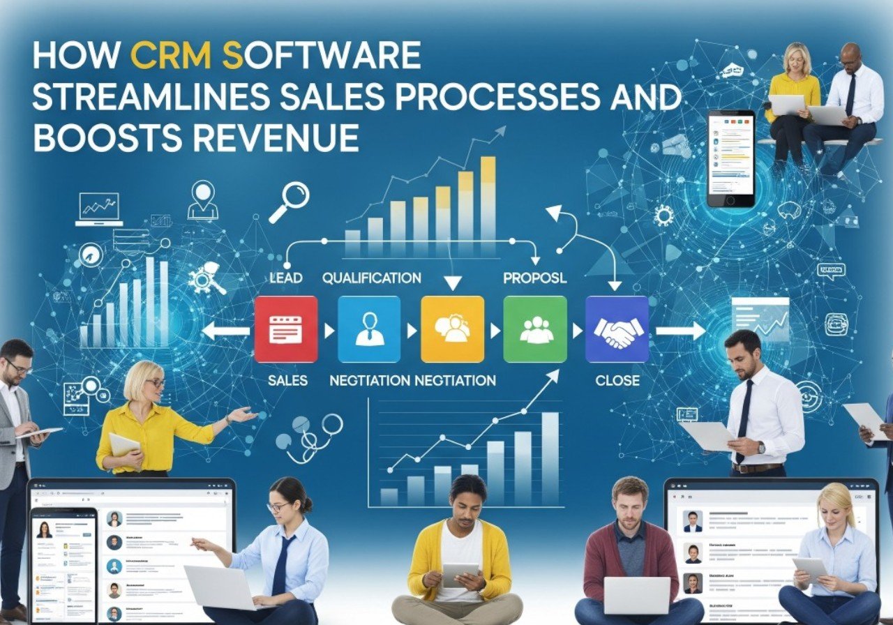 How CRM Software Streamlines Sales Processes and Boosts Revenue