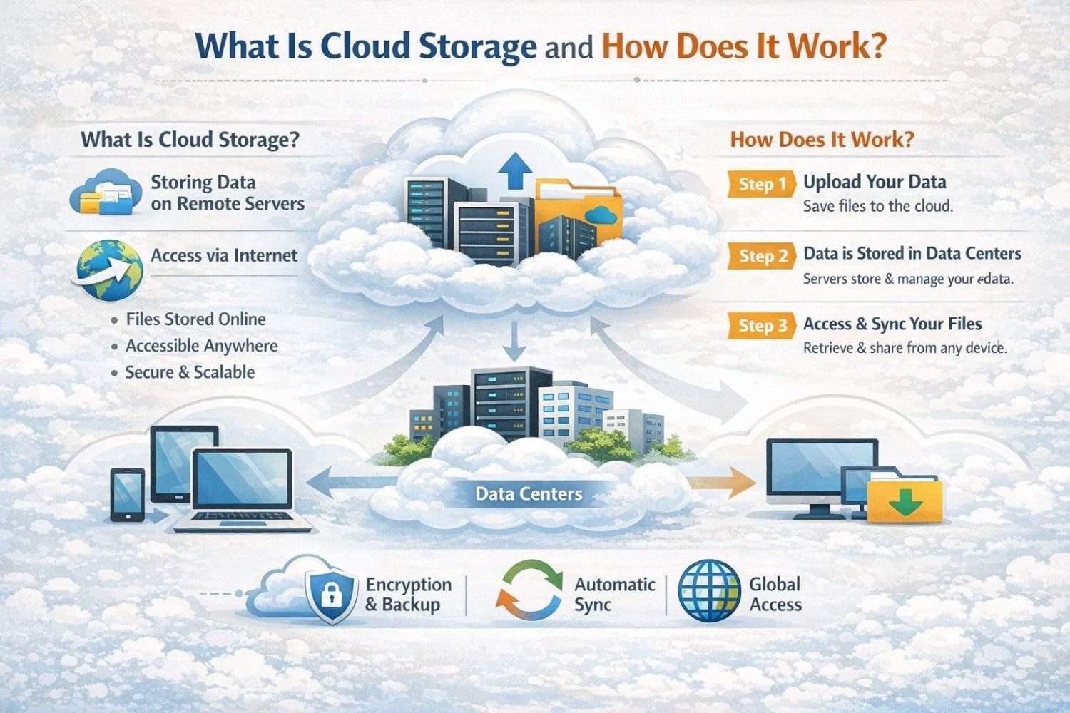 What Is Cloud Storage and How Does It Work? (Beginner to Advanced Guide)